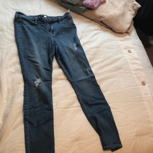 Hollister ripped jeans
